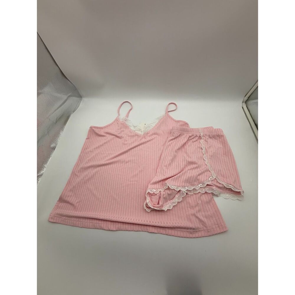 pink  women's sleepwear size large